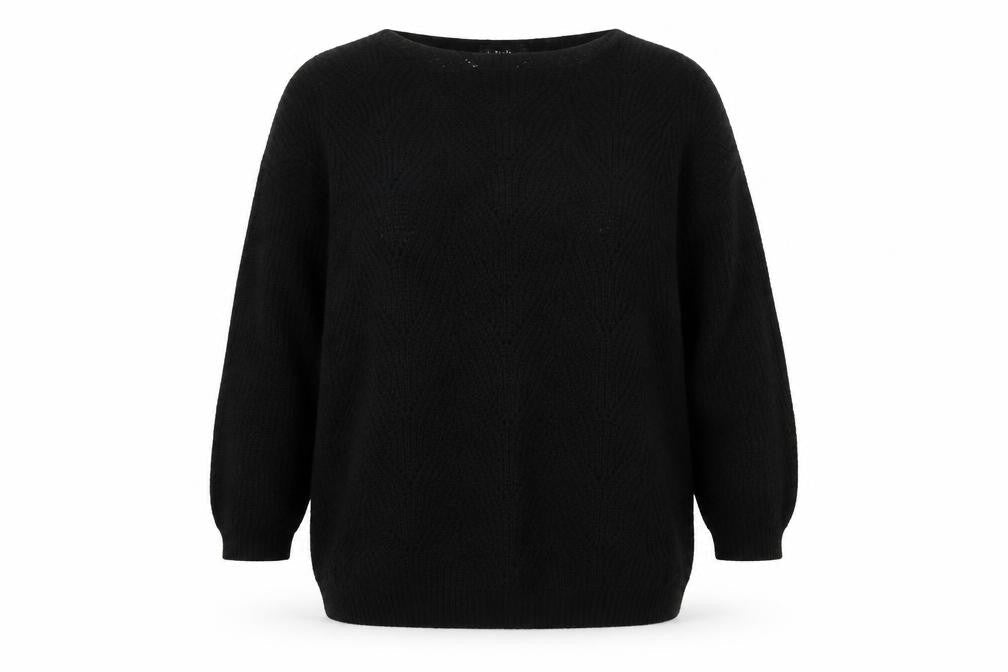 Kapalua Womens Black   Pullover Jumper Size L