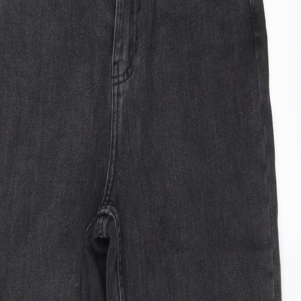 DENIM CO Womens Black   Mom Jeans Size 8 L28 in