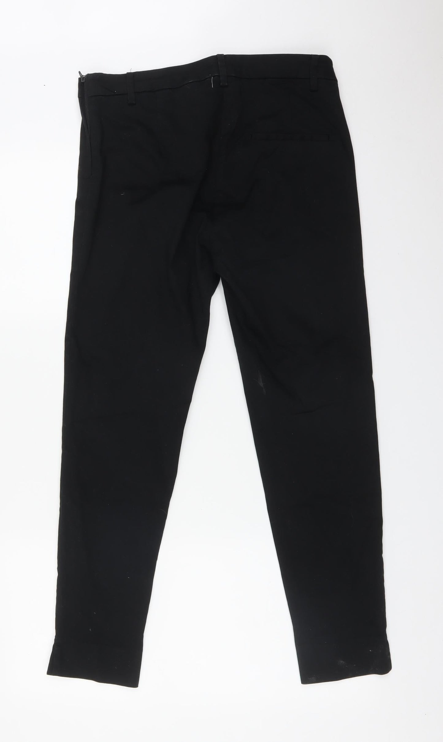 H&M Womens Black   Trousers  Size 10 L27 in