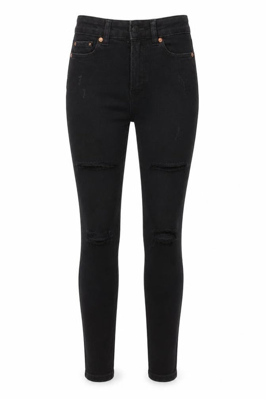DENIM CO Womens Black   Skinny Jeans Size 6 L28 in