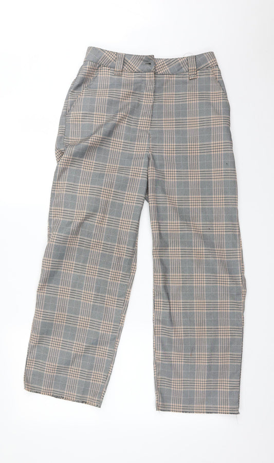 ASOS Womens Multicoloured Check  Trousers  Size 8 L26 in