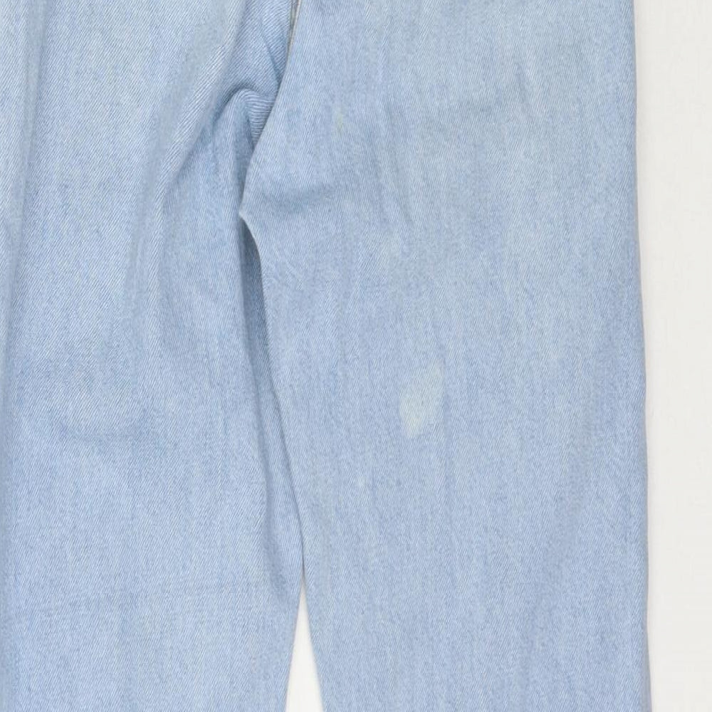 Denim Co. Womens Blue  Denim Skinny Jeans Size 4 L28 in