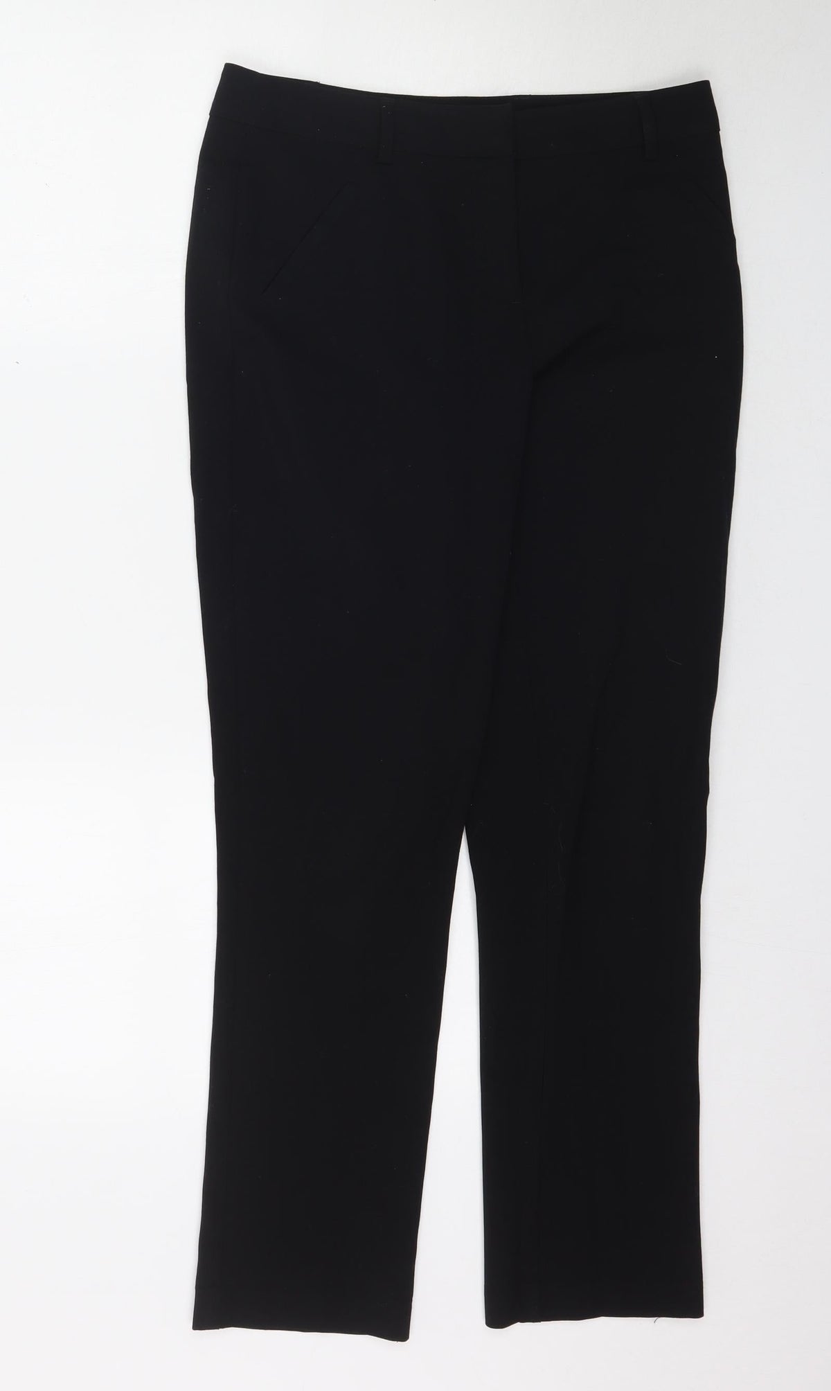 Papaya Womens Black   Trousers  Size 8 L29 in