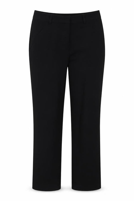 Papaya Womens Black   Trousers  Size 8 L29 in