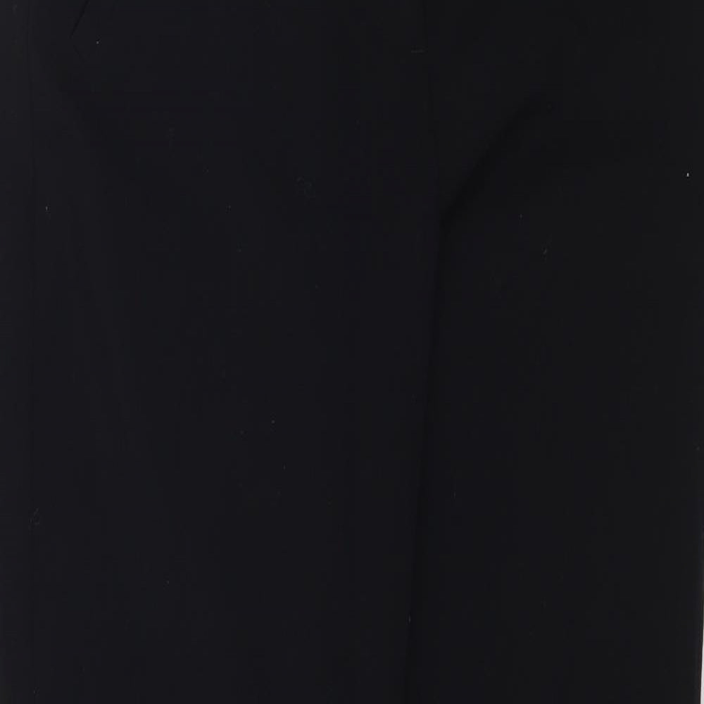 Papaya Womens Black   Trousers  Size 8 L29 in