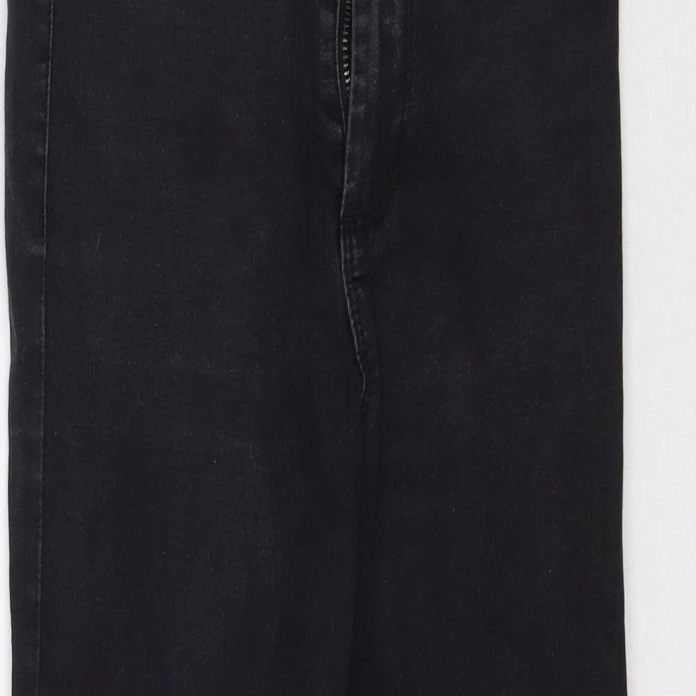 Denim Co. Womens Black  Denim Skinny Jeans Size 10 L25 in