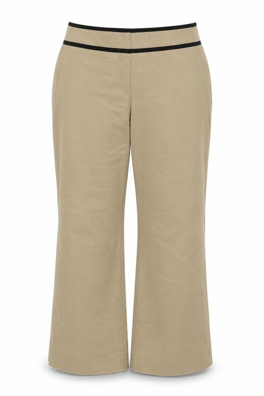 Peacocks Womens Beige   Trousers  Size 18 L30 in