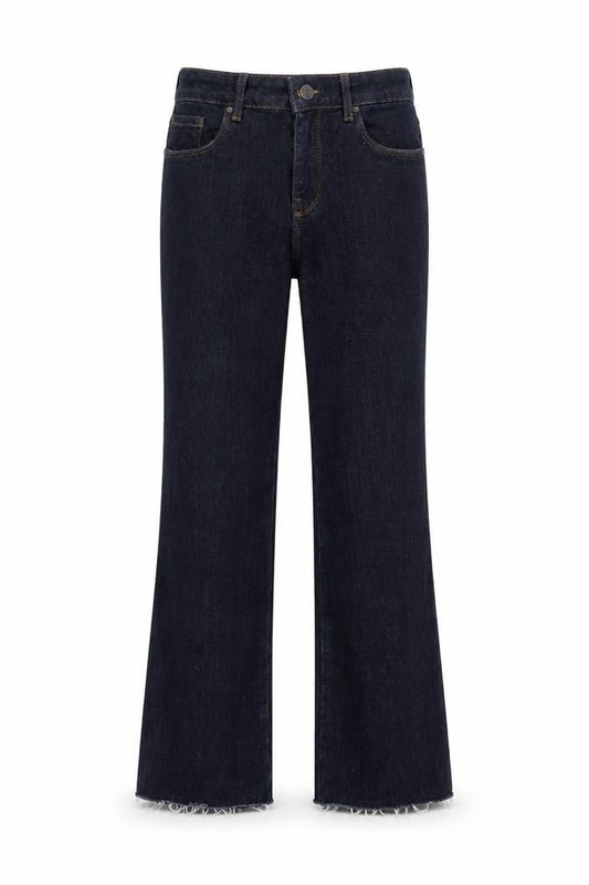 VERO MODA Womens Blue  Denim Flared Jeans Size 26 L25 in - Kick flare