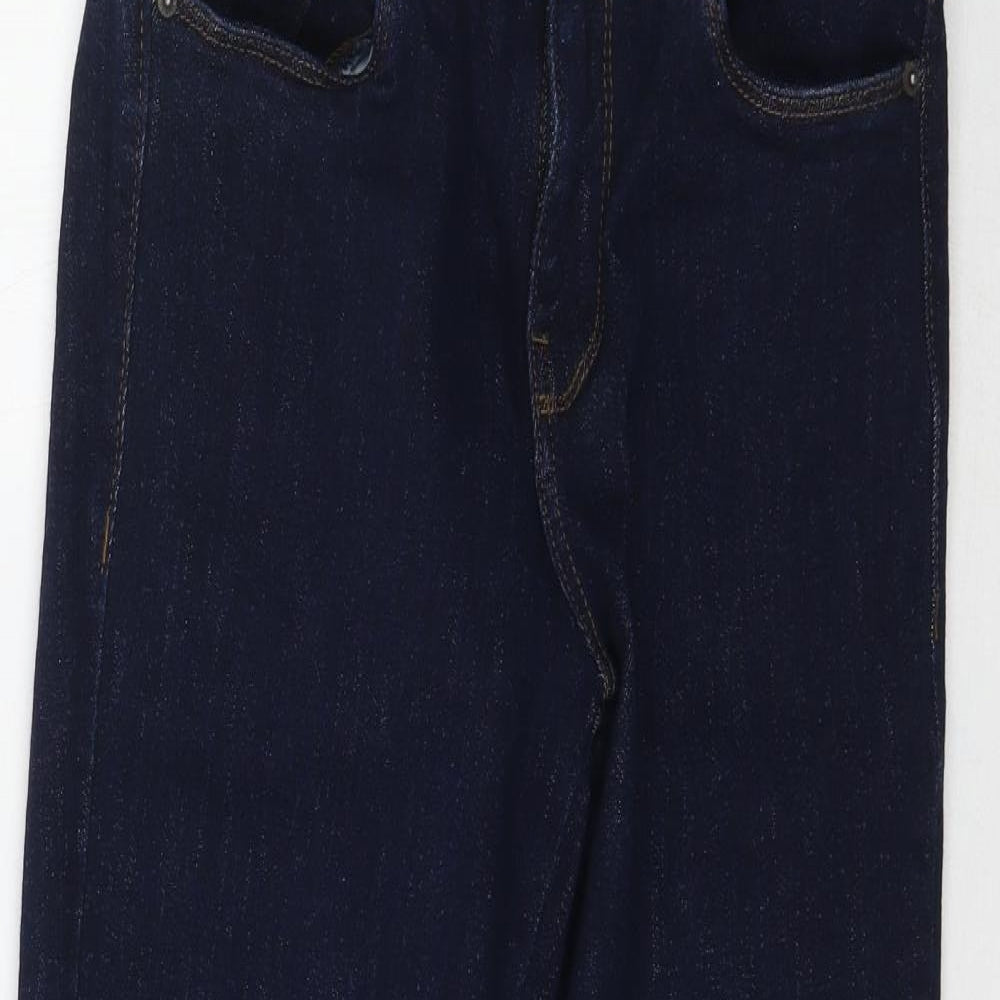 VERO MODA Womens Blue  Denim Flared Jeans Size 26 L25 in - Kick flare
