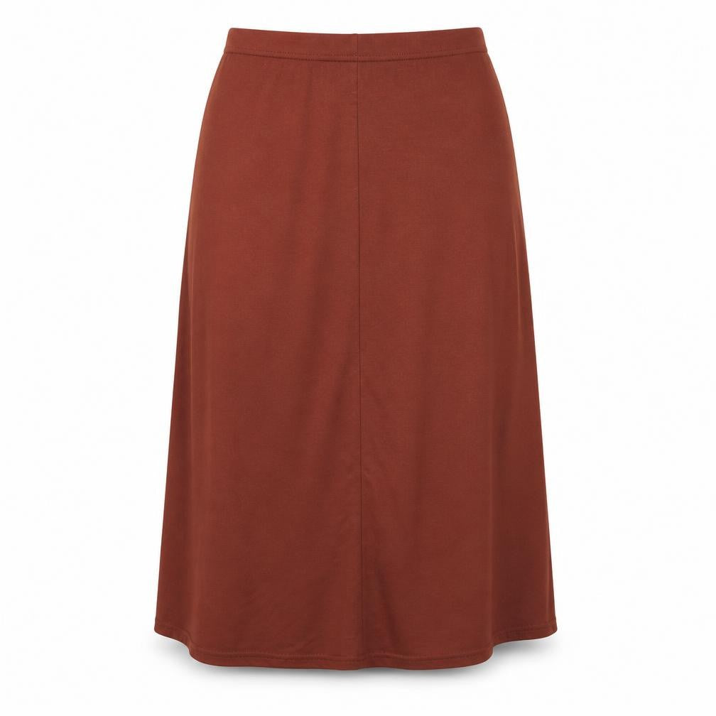 Preworn Womens Orange   A-Line Skirt Size M
