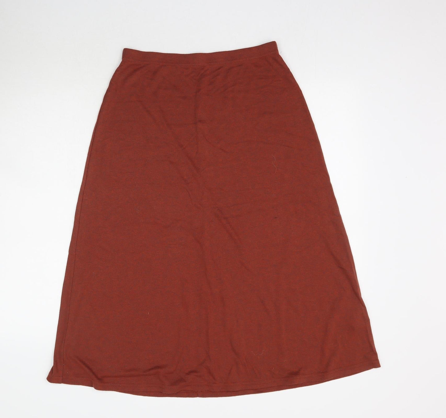 Preworn Womens Orange   A-Line Skirt Size M