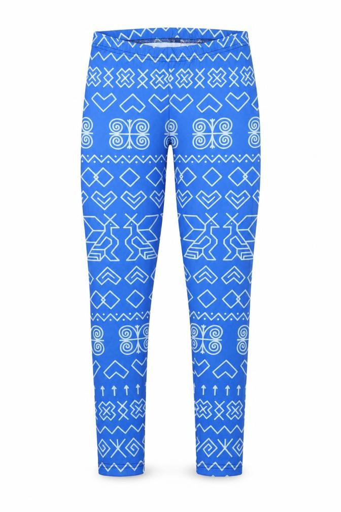 Preworn Womens Blue  Jersey Cropped Leggings Size S L25 in