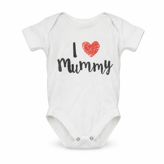 Nutmeg Girls White   Leotard One-Piece Size 3-6 Months  - I Love Mummy
