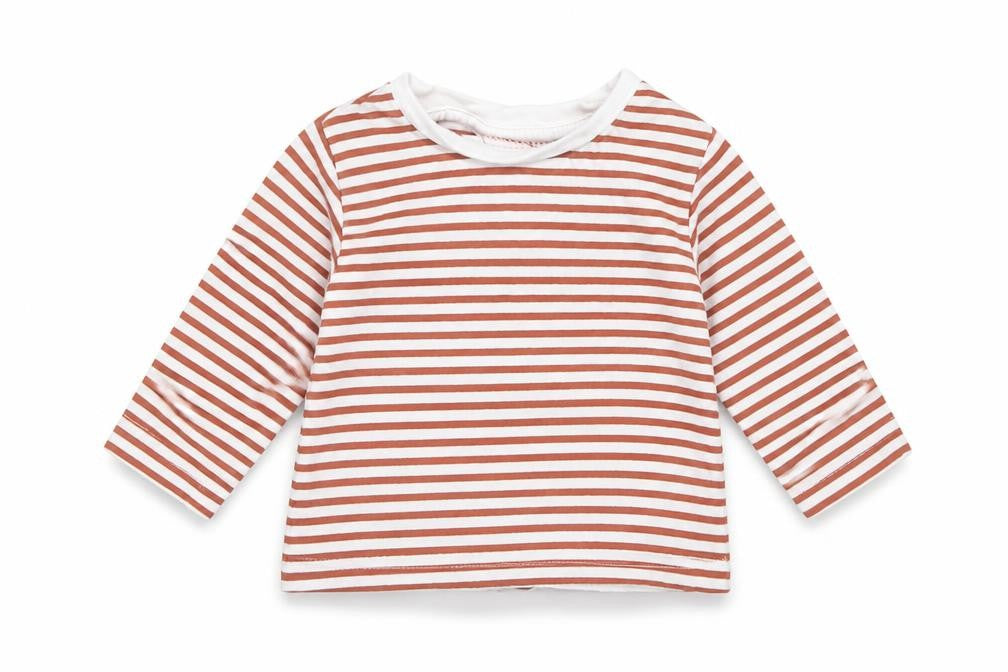 Matalan Girls Multicoloured Striped  Basic T-Shirt Size 0-3 Months