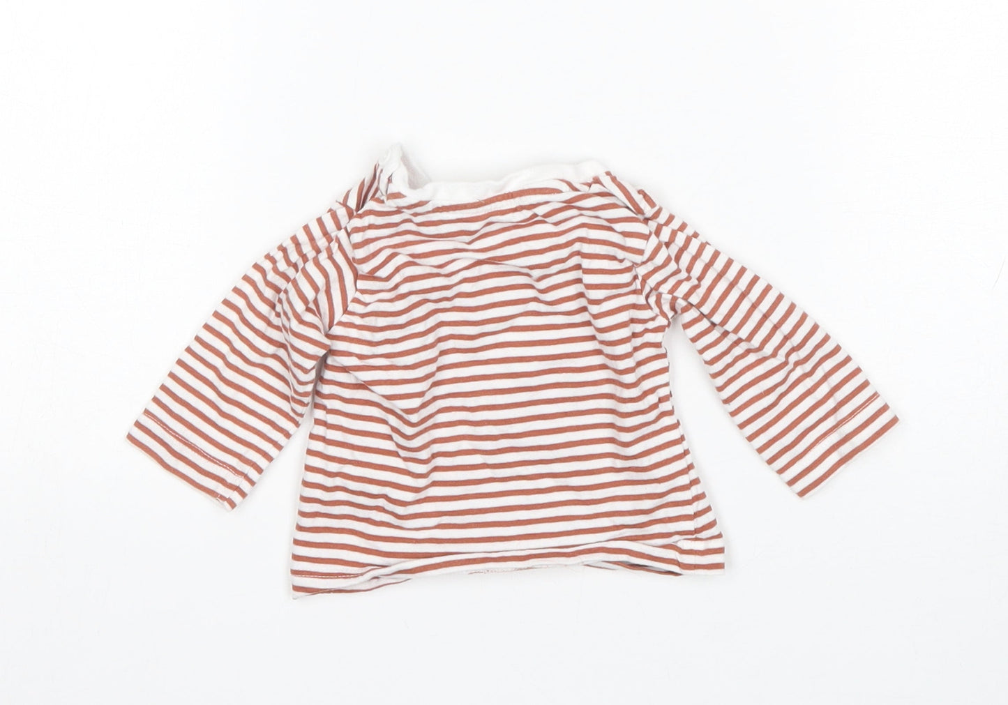 Matalan Girls Multicoloured Striped  Basic T-Shirt Size 0-3 Months