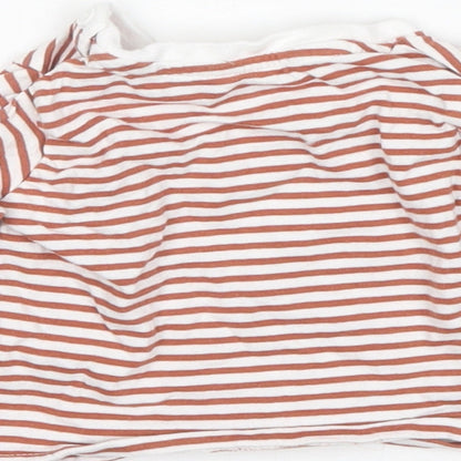 Matalan Girls Multicoloured Striped  Basic T-Shirt Size 0-3 Months