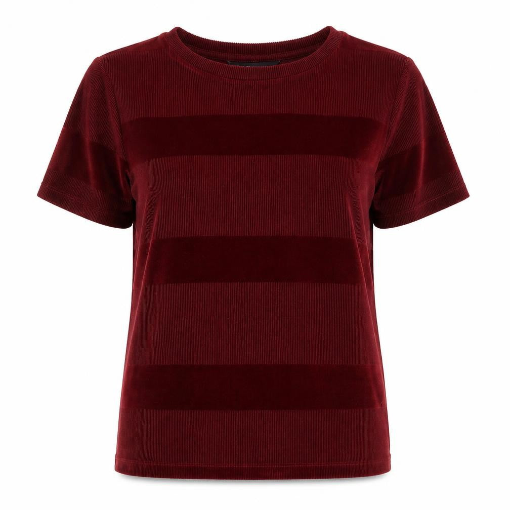 Marks & Spencer Womens Red Striped  Basic Blouse Size 12