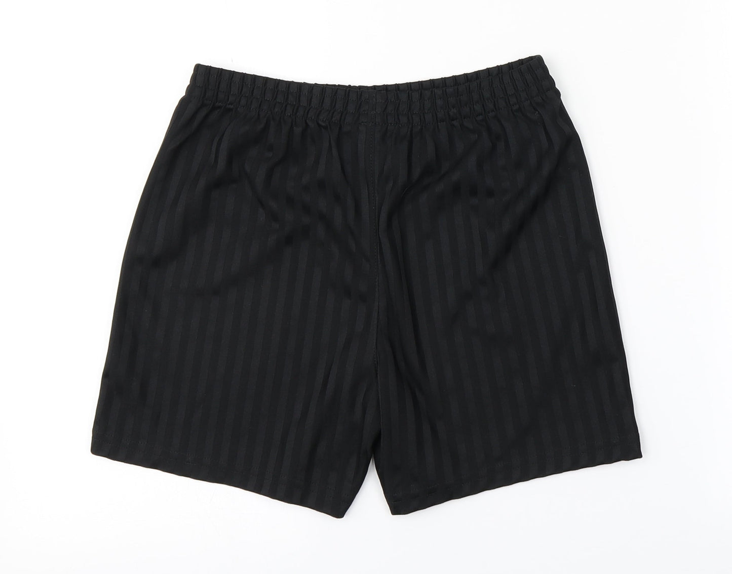 George Boys Black Striped  Sweat Shorts Size 10-11 Years
