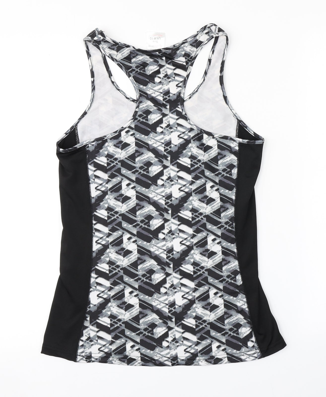 TONETIME Womens Multicoloured Argyle/Diamond  Basic Tank Size 8