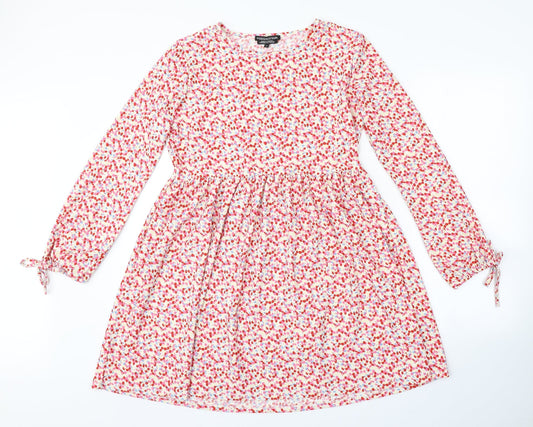 Wednesday's Girl Womens Multicoloured Floral  A-Line  Size S