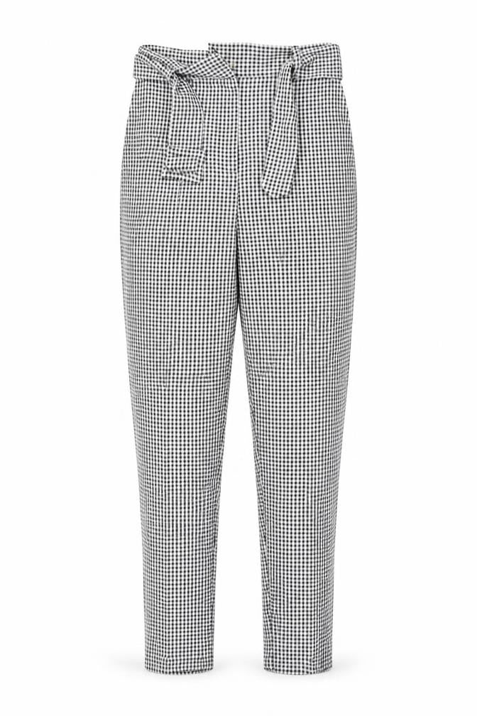 ASOS Womens White Check  Trousers  Size 8 L27 in
