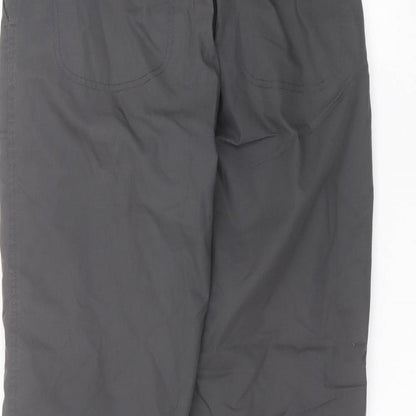 Preworn Womens Black   Sweatpants Trousers Size 12 L27 in