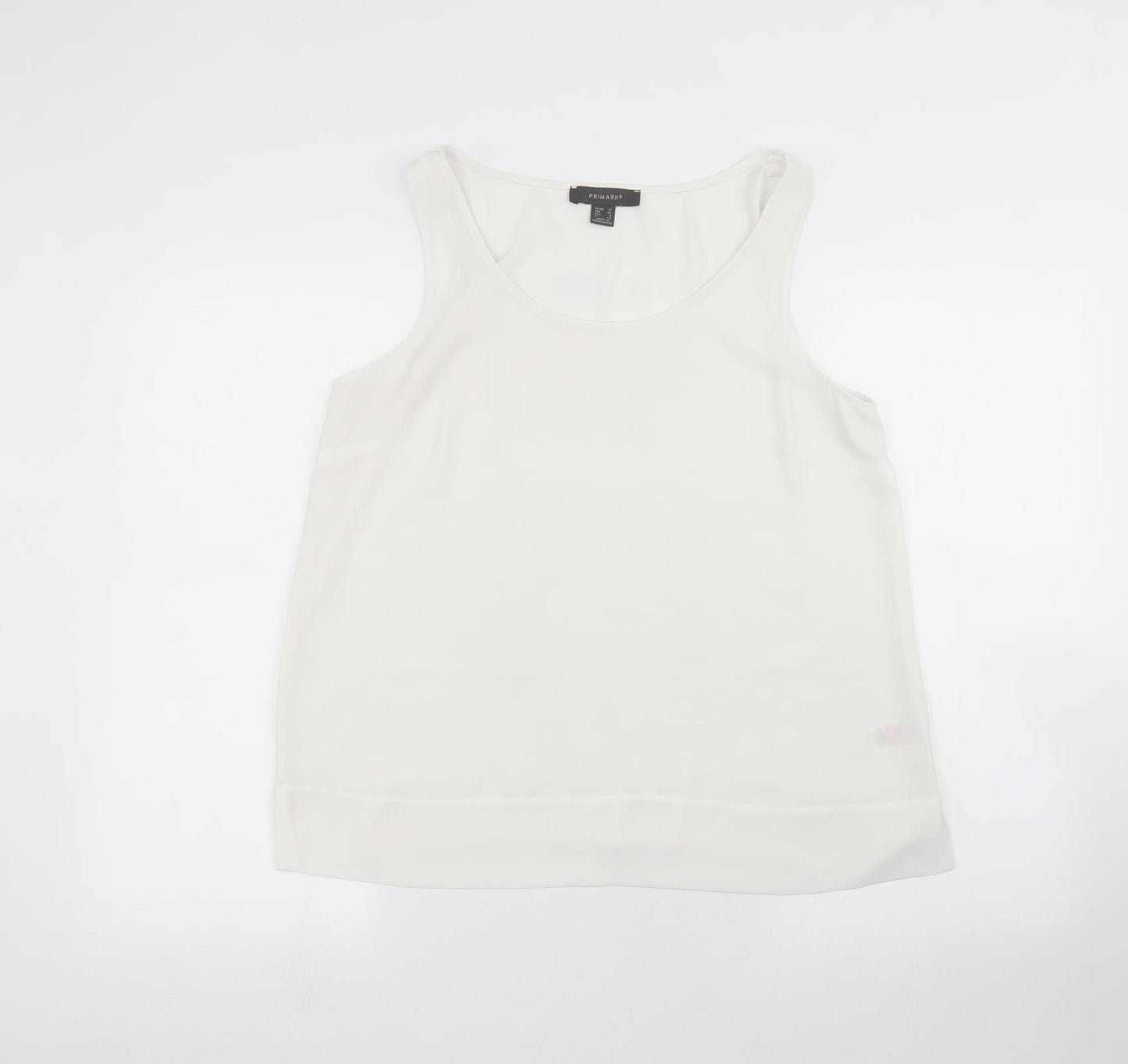 Primark Womens White   Basic T-Shirt Size 12