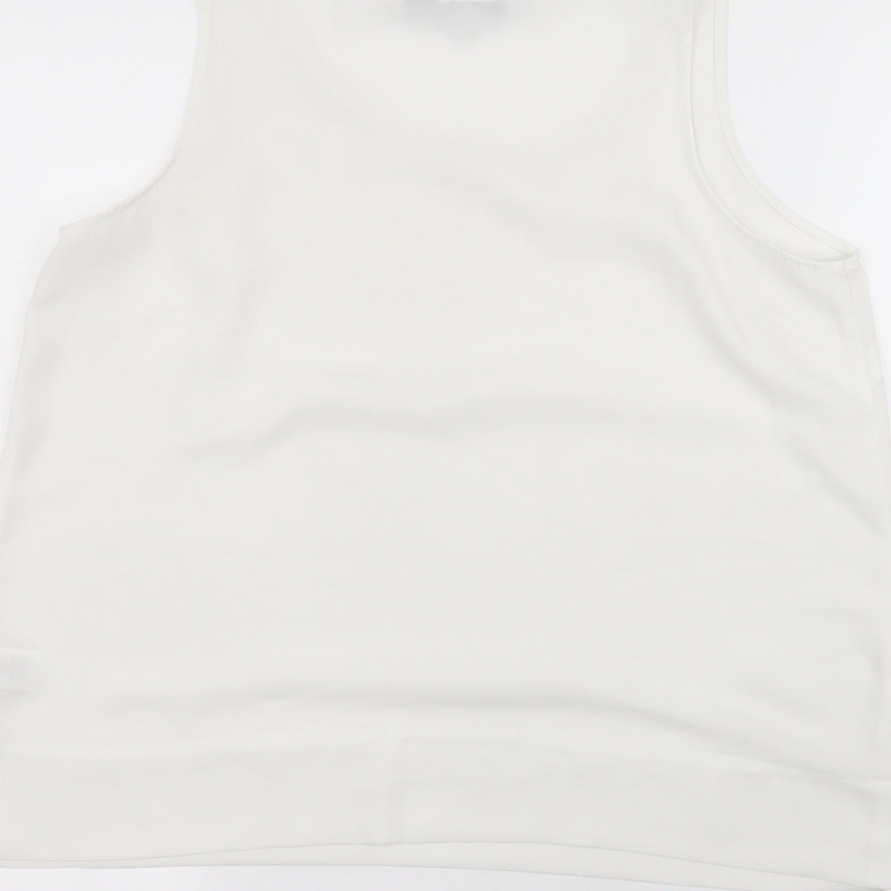Primark Womens White   Basic T-Shirt Size 12