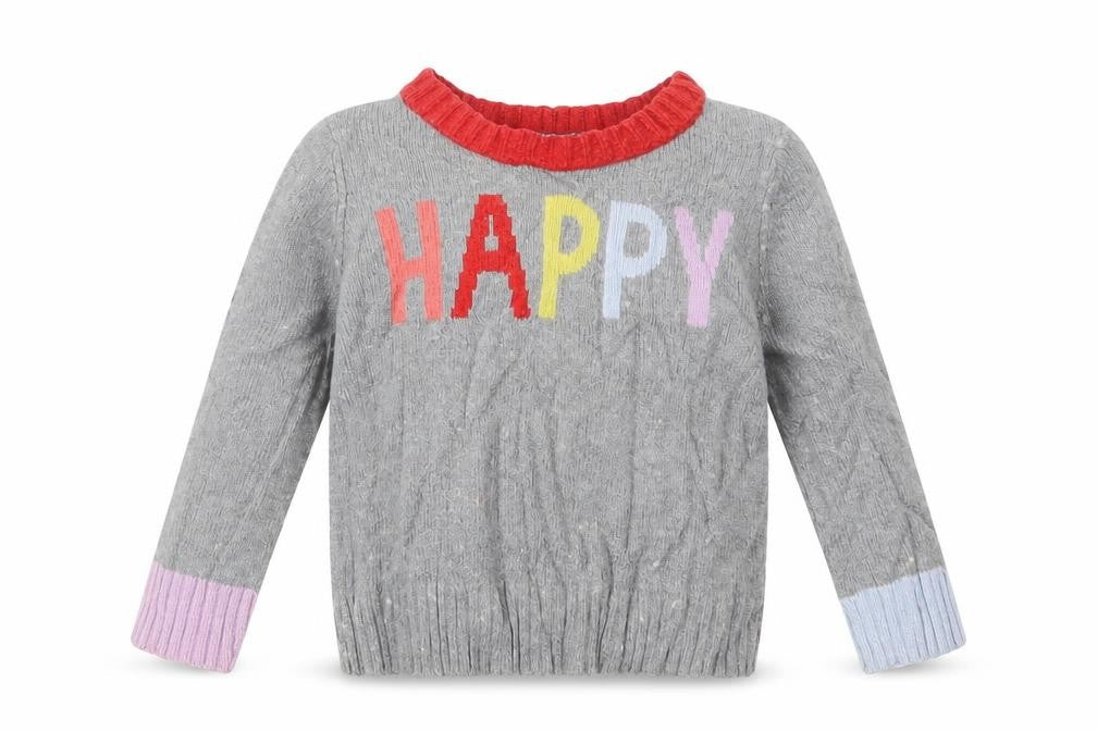 Gap Girls Grey  Knit Pullover Jumper Size 18-24 Months