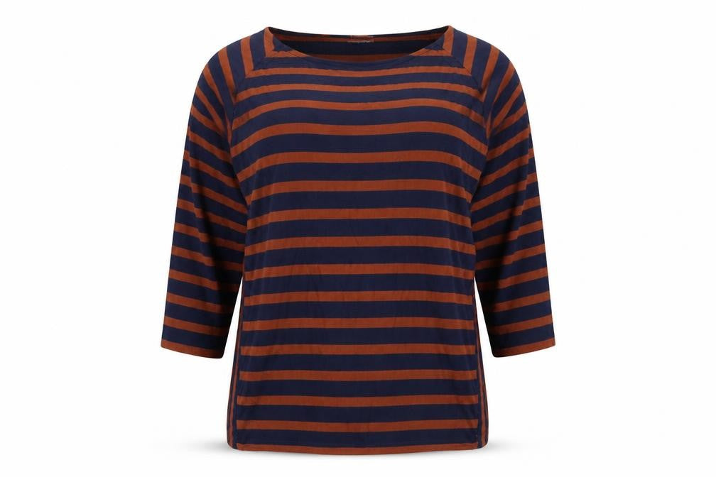 Phase Eight Womens Blue Striped  Pullover Jumper Size 16