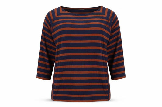 Phase Eight Womens Blue Striped  Pullover Jumper Size 16