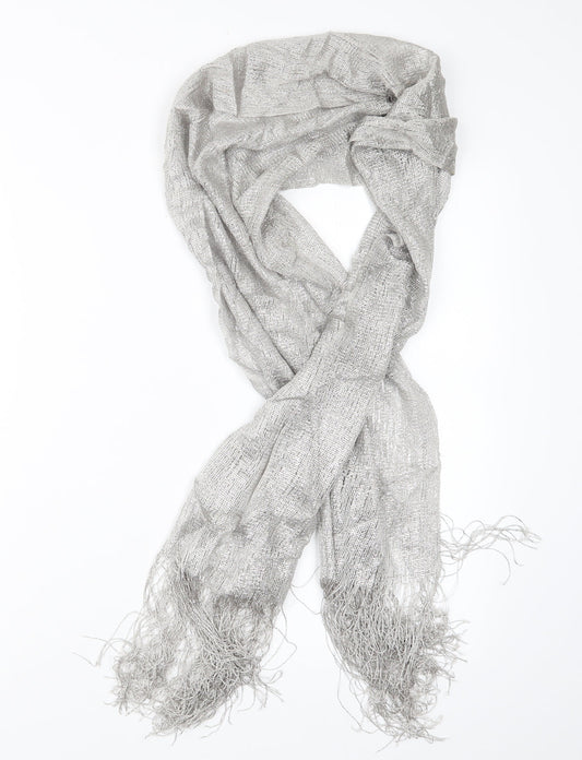Preworn Womens Silver    Scarf