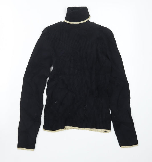 Nutmeg Girls Black   Pullover Jumper Size 12-13 Years