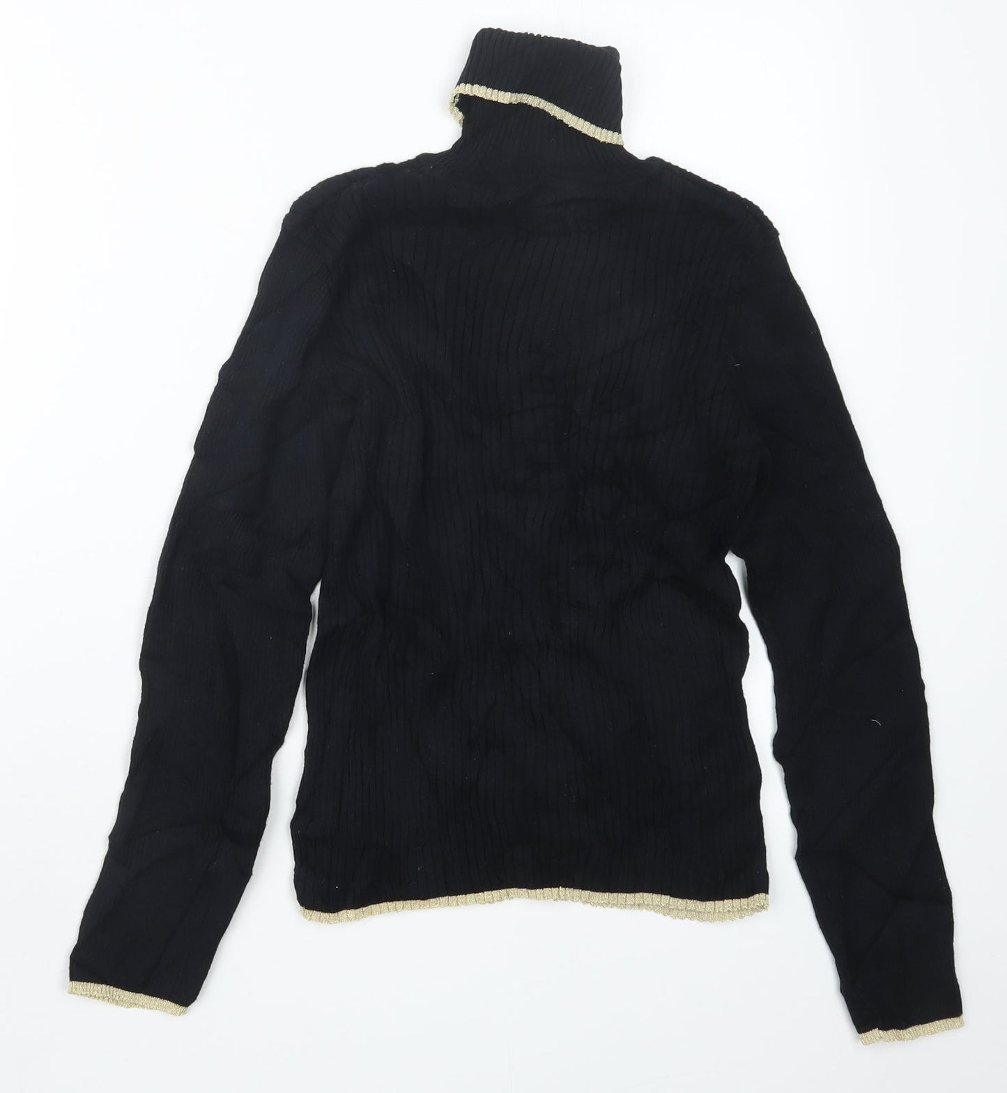 Nutmeg Girls Black   Pullover Jumper Size 12-13 Years