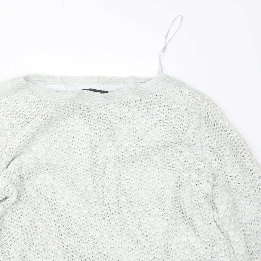 Debenhams Womens Grey  Knit Pullover Jumper Size 14