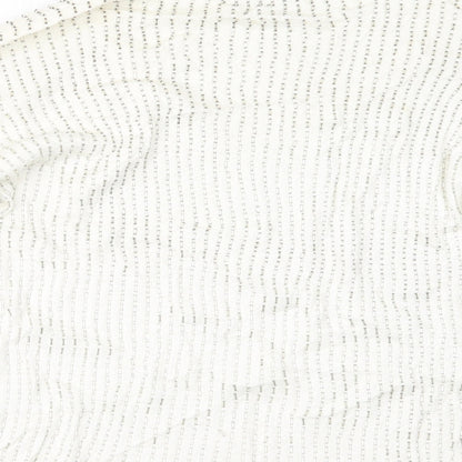 SAMARKAND Womens White  Knit Pullover Jumper Size M