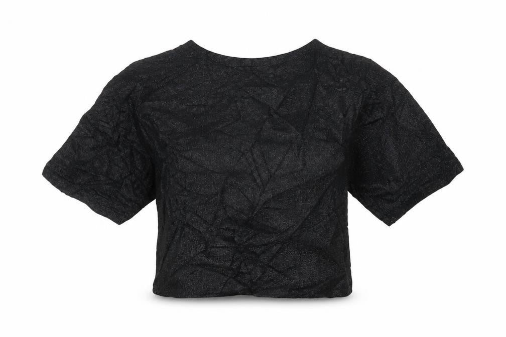 Light Before Dark Womens Black   Cropped T-Shirt Size XS