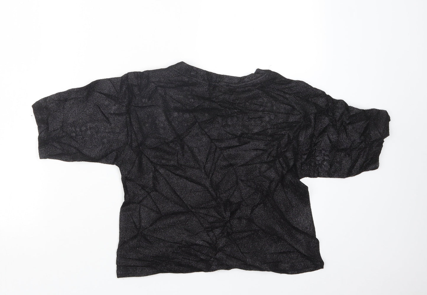 Light Before Dark Womens Black   Cropped T-Shirt Size XS