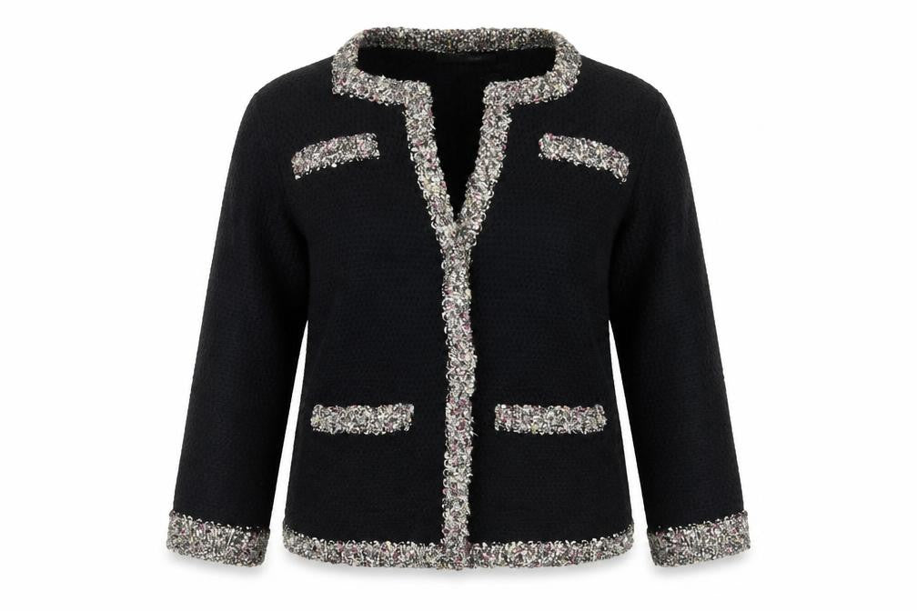 Marks & Spencer Womens Black  Knit Cardigan Jumper Size 8