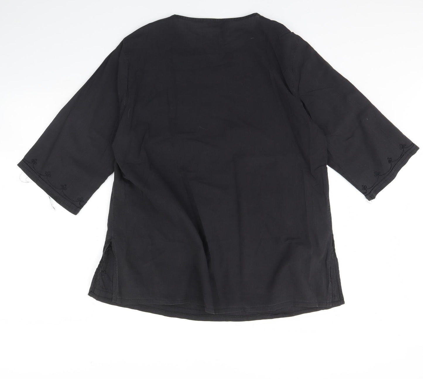 Kim spin Womens Grey   Basic Blouse Size XL
