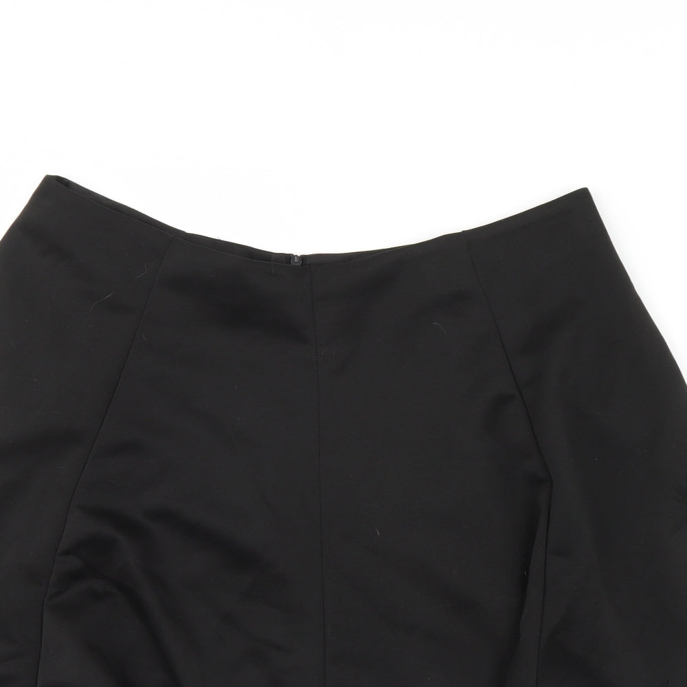 Preworn Womens Black   Flare Skirt Size 36 in