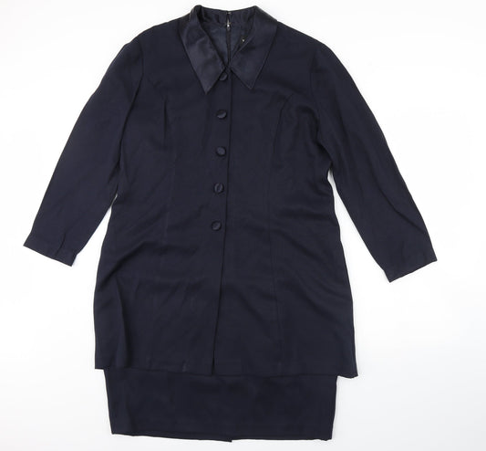 Virgo Womens Blue   Shift  Size 16