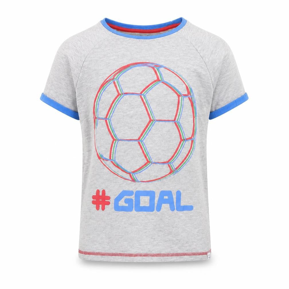 Harry Bear Boys Grey   Basic T-Shirt Size 12 Years  - Football