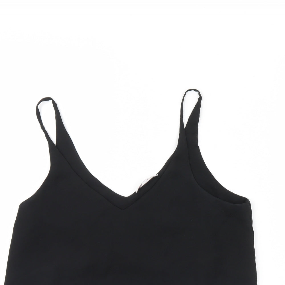 Blue Inc Womens Black   Basic Tank Size 14