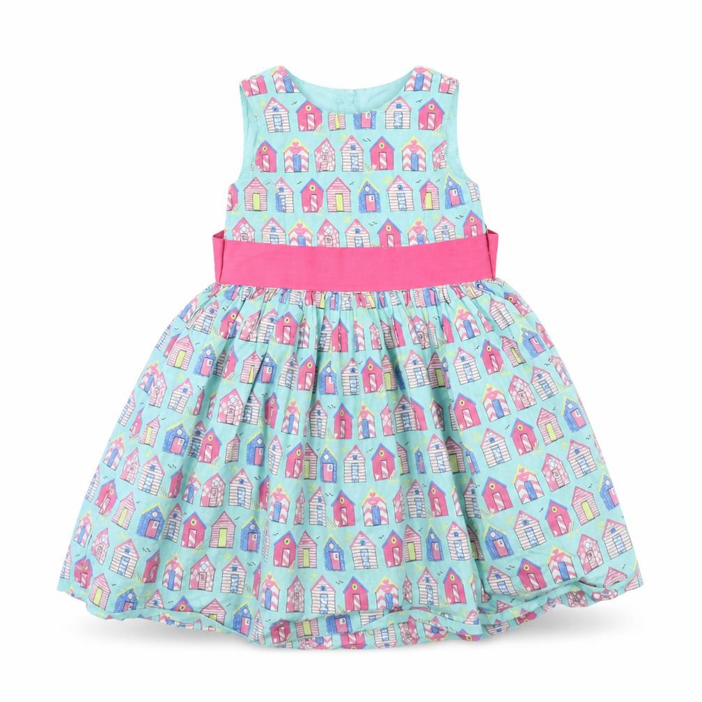 Mini Club Girls Green Spotted  Fit & Flare  Size 18 Months  - House