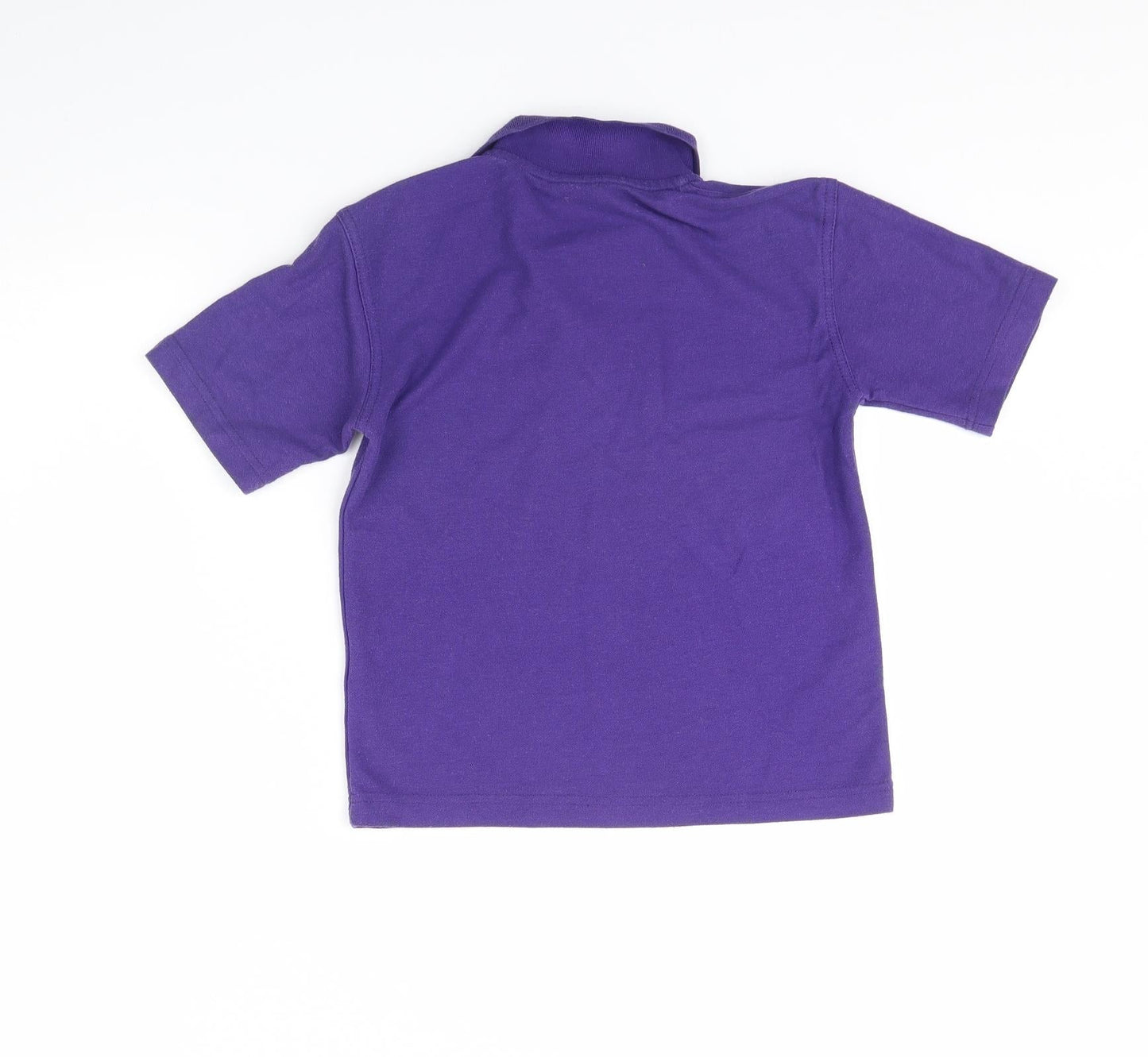 Banner Boys Purple   Basic Polo Size 7 Years  - school