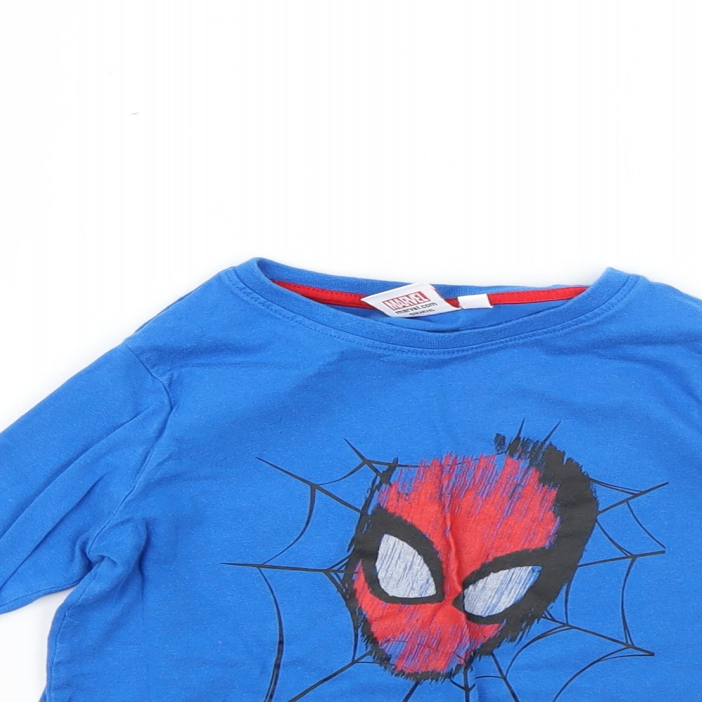 Primark Boys Blue Solid   Pyjama Top Size 5-6 Years
