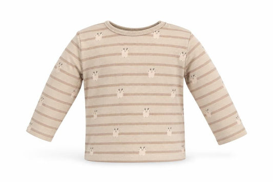 George Baby Brown Striped  Basic T-Shirt Size 9-12 Months