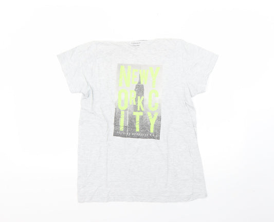 Primark Boys Grey   Basic T-Shirt Size 11-12 Years