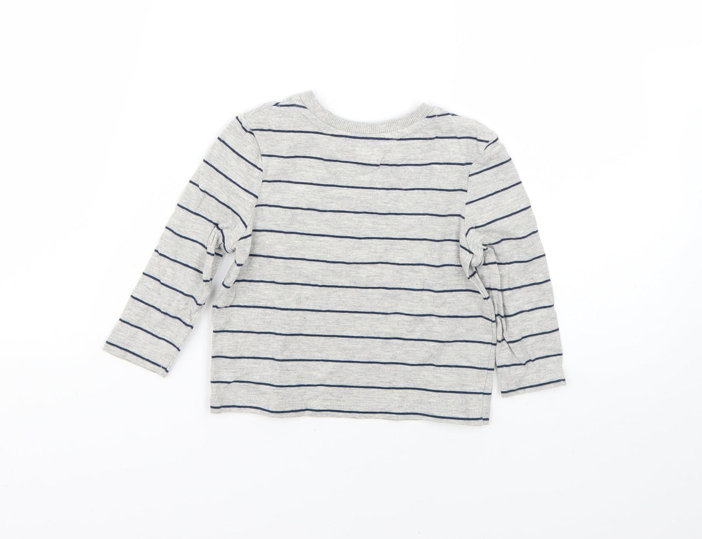 Very Baby Multicoloured Striped  Basic T-Shirt Size 12-18 Months